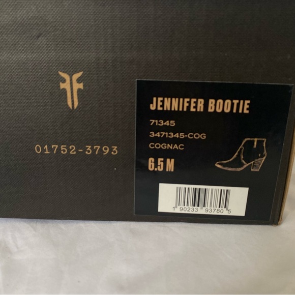 Frye Jennifer Bootie Boots Cognac Size 6.5 - Picture 9 of 12